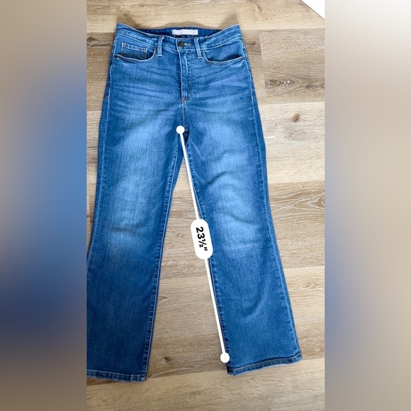 Athleta Sculptek Jeans Straight Leg Size 6 - Picture 8 of 9